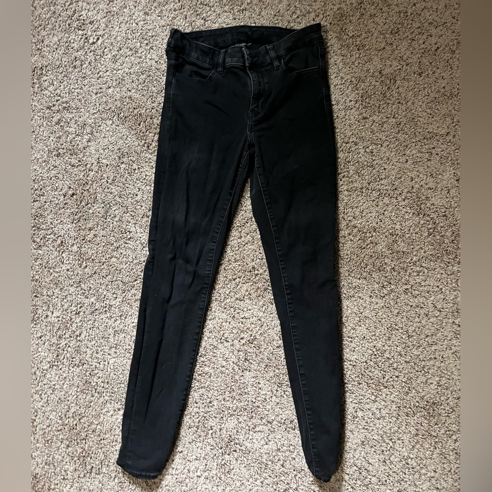 american eagle black skinny jeans